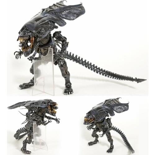 Aliens Alien Queen Hybrid Metal Figuration #047 Collectible Action Figure Model Toy