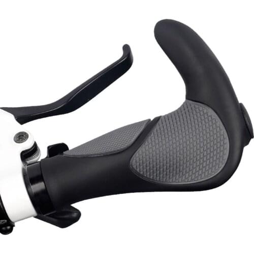 MTB Bike Handle Anti-Skid Bicycle Bike Bar Ends Handlebars Rubber Push On Bicycle Parts Cycling Handle