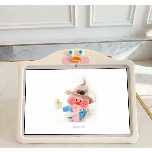 Kids safe Thickening Shockproof Back cover shell Funda Case for M3 8.4 BTV-W09 BTV-DL09 child Silicone case + pen