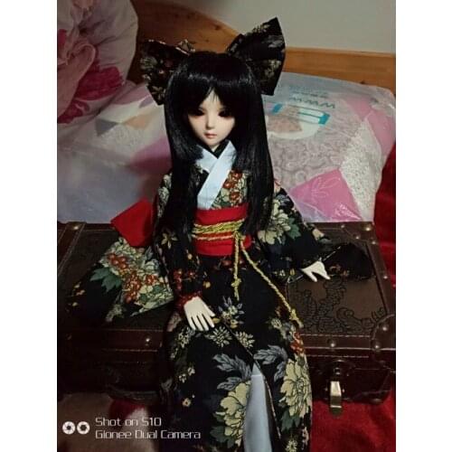 1/4 1/3 scale BJD Japanese kimono for SD clothing BJD doll accessories,Not included doll,shoes,wig,and other accessories 18D1226