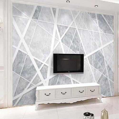 Milofi custom 3D wallpaper mural marble pattern abstract geometric golden background wall living room bedroom decoration paintin
