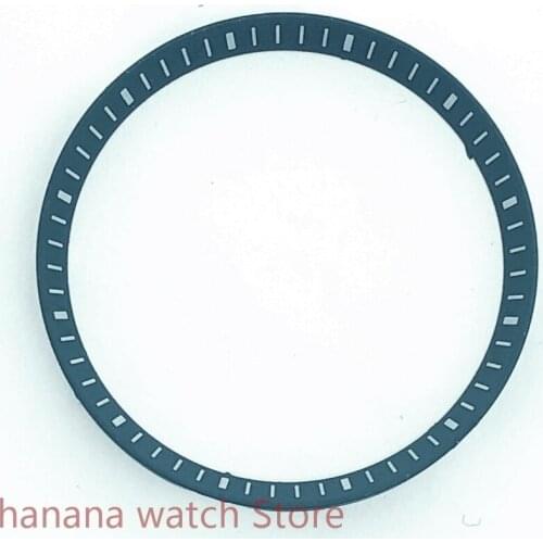Watch Parts Case Plastic 30.3mm Chapter Ring blue Suitable for NH35 NH36 Movement Suitable for 42mm Case