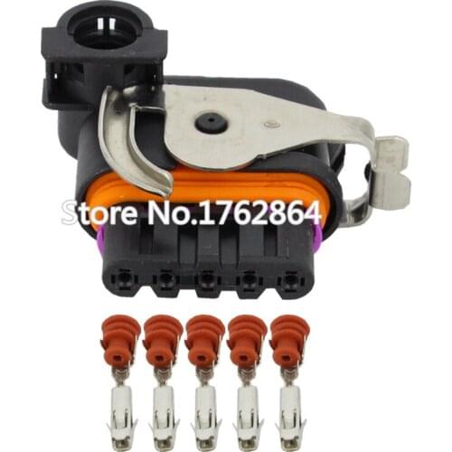 DJ7051K-1.5-21 Auto Female Parts Connector Wiper Motor For The Great Wall Geely 5 Pin Lear Waterproof Connector 5P