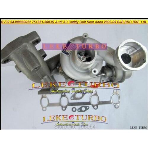 KP39 54399700022 54399700011 751851 751851-5003S Turbo For Audi A3 Caddy Golf For SEAT Altea Passat 2003- BJB BKC BXE 1.9L TDI