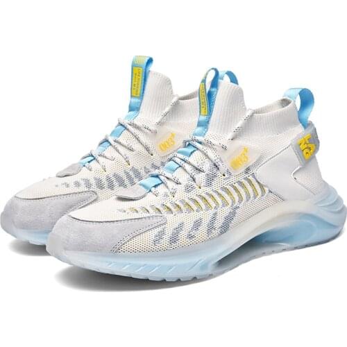 Mens Basketball Shoes Fashion Casual Running Mens Breathable Shoes Summer 2021 New Non-slip Wear-resistant Soft Sole