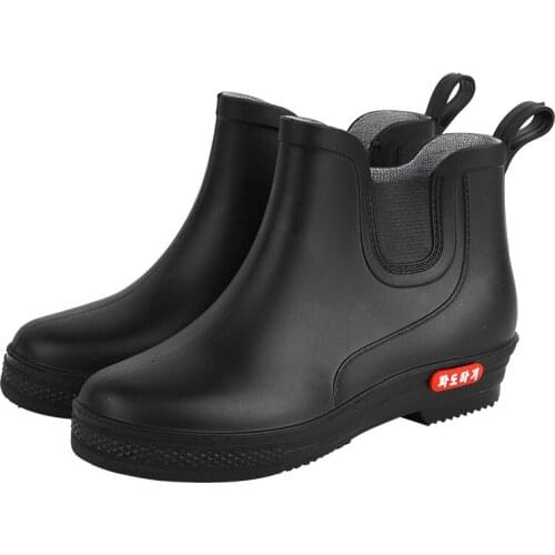 Rain Boots Women Colourful Fashion New Arrival Ankle Rain Shoes Rubber Lightness Non-slip Girl Rainboots PVC Women Boots