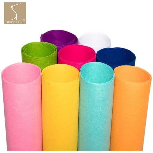 Non-woven Solid Color Felt Fabric Quilting Scrapbooking Artcraft Materials School Hallowee DIY Craft Fabric