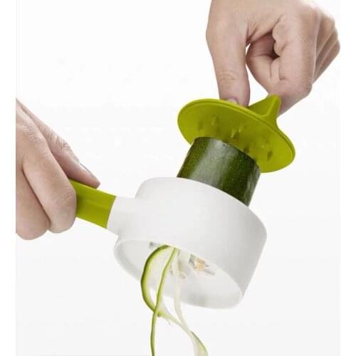 New Handheld Spiralizer Vegetable Fruit Slicer Adjustable Spiral Grater Cutter Salad Tools Zucchini Noodle Spaghetti Maker