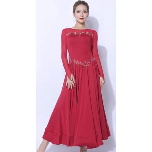 New ballroom Dress long ballroom dance DRESS for women waltz standard ballroom COSTUMES 2020