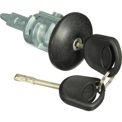 Front Right Driver Side Door Lock Barrel with 2 Keys for Ford Transit MK6 00-06 2019