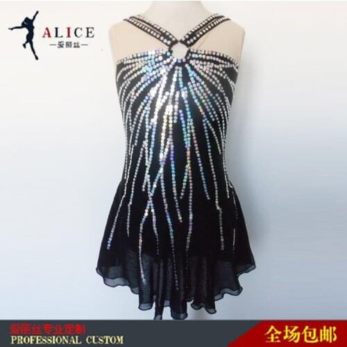 Girls Figure Skating Dresses Graceful New Brand Custom Ice Skating Dresses For Competition DR4407