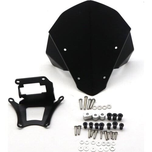 Suitable for Honda Cb650r Modified Motorcycle Parts Instrument Small Windshield Aluminum Alloy Front Gear Fan Housing Decoration