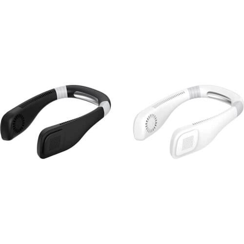 Portable Neck Fan - Personal Fan, Hands Free Bladeless Neck Fan, Rechargeable USB Fan, Neck Air Conditioner