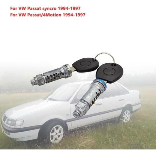 Rubber Mat Key Lock Cylinder Suitable for Volkswagen Passat B4 1994-1997 Exterior Door Handle Repair Kit