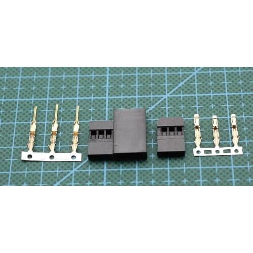 10pcs Servo Plug for JR Futaba Servo DIY Extension Line With Terminal for RC Boat Car Battery Free Track Ship