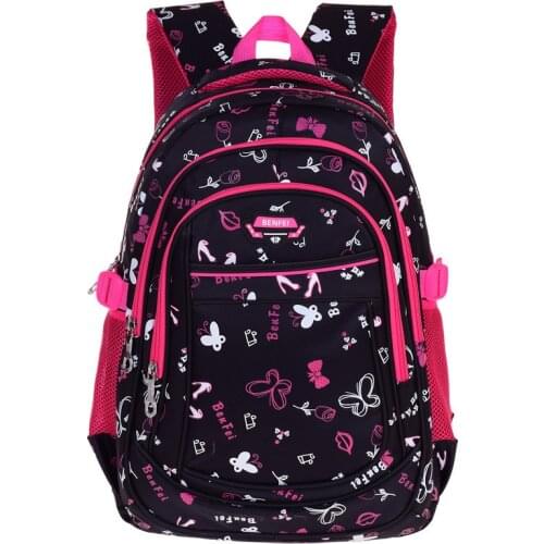 School Bags for Girls Cute Printing Womens Backpacks Nylon Children Schoolbags for Girl Boys Preppy Style Back pack