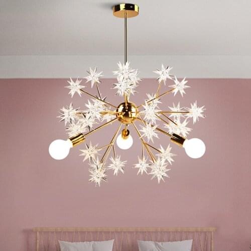 Modern Led Chandelier Home Hanging Lights For Indoor Living Dining Room Bar Restaurant Girls Bedroom Romantic Decoration Lamps