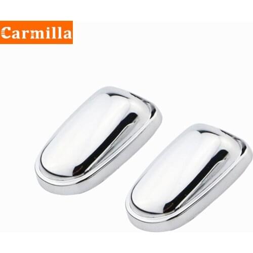 2Pcs/Set ABS Chrome Sprinkler Head Water Spray Nozzle Wiper Water-jet Cover Trim for Ford Focus 2 3 4 MK2 MK3 MK4 Car Styling