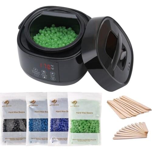 Kuantin Wax Warmer Machine Body Hair Removal Warmer Machine Wax Heater Professional for Spa Soft Auto Bricks Power Waxing Max