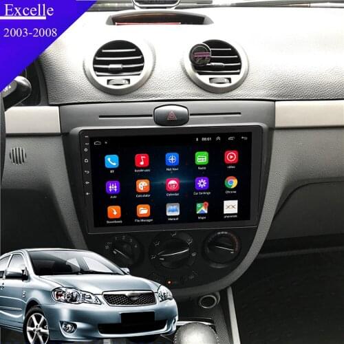 Android 8.1 9 Inch Car Multimedia Player WiFi Bluetooth GPS Navigation Stereo Radio For 2004-2008 BUICK Excelle Hrv