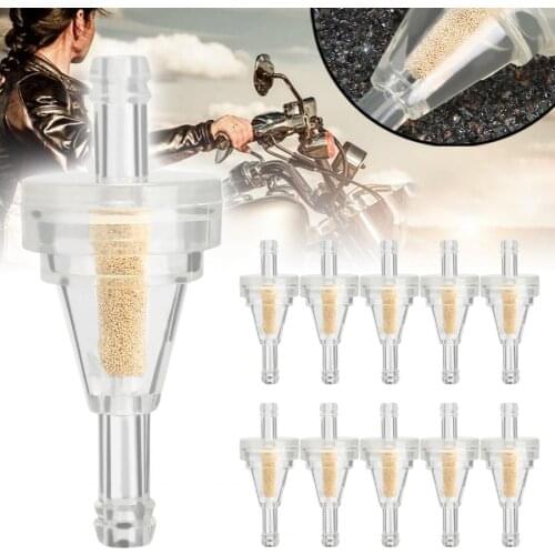 Gasoline Filter Heat-resistant Reusable Brass Universal Inline Gasoline Fuel Filter for Car Accessories