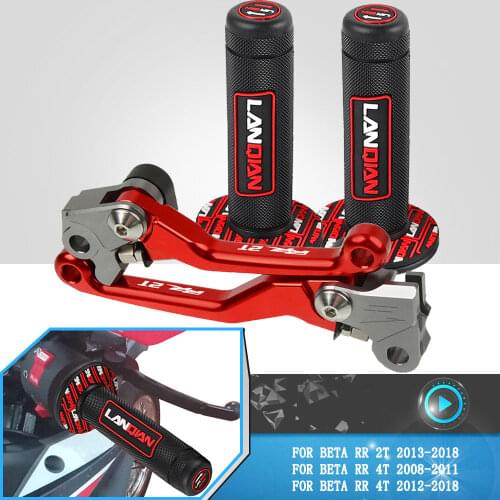 For BETA RR2T RR4T RR 2T 4T 2008-2012 2013 2014 2015 2016 2017 2018Motorcycle Rubber Handlebar Grips Pit Bike Brake Clutch Lever