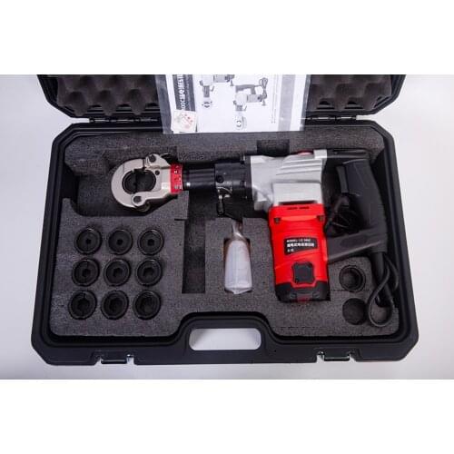 220V Electric Hydraulic Clamp Terminal Cable Crimping Pliers Plug-in Portable Crimping Tool 300MM2 / 400MM2