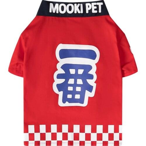 Dog Cat French Bulldog Clothes Spring Thin Anti-Lint Blue Cat Summer Pet Kimono Spring and Autumn Clothing