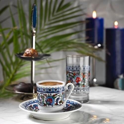 Kutahya has Porcelain Topkapi Turkish coffee Cup Pad