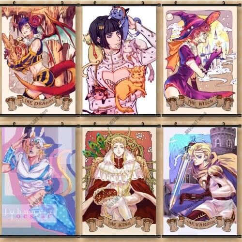 Canvas Painting Wall Art Anime JOJOs Bizarre Adventure Posters and Prints Room Decoration Pictures for Living Nordic Room Decor