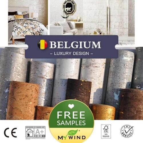 2019 New Style Light Gold Cork Wallpaper Design Natural Wood White Home Decor Wall Paper