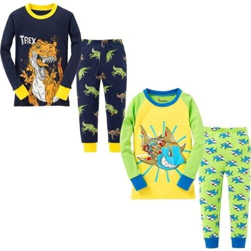 New Arrival Children Pijama Menino Kids Cotton Christmas Pajamas Pijama Kids Boys Pajamas Baby Clothes Child Sleepwear Girls PJS