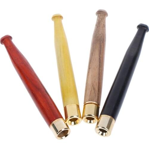 1pc 5mm Women Smoking Filter Mouthpiece Reduce Tar Filter Sandalwood Cleaning Disposable Cigarette Holder