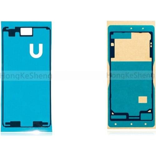 OEM Back Cover Sticker+Custom LCD Supporting Frame Sticker for Sony Xperia M4 Aqua E2303 E2333 E2353 E2363 E2306