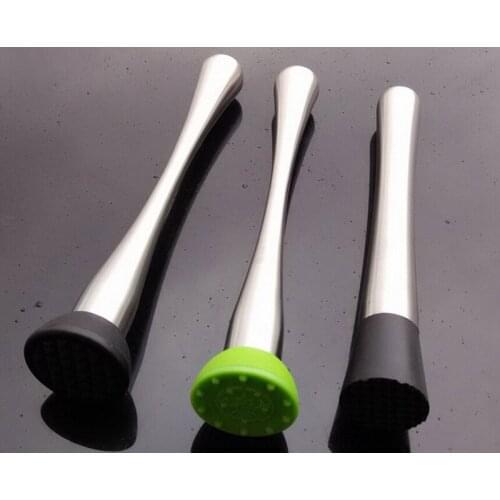 Stainless steel masher Broken Popsicle Ground masher Masher Swizzle Lemon rolling stick