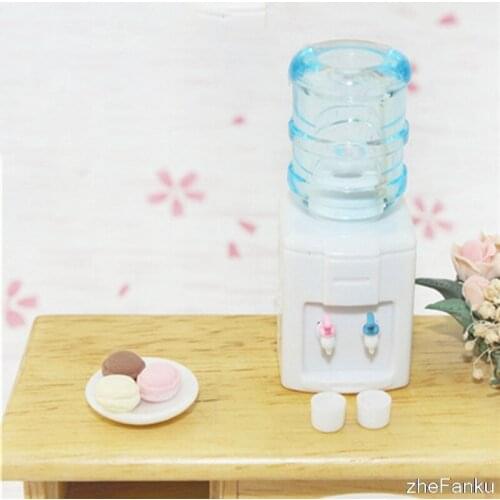 1:12 Scale Drinking Fountains For Dollhouse Miniature Toy Doll Food Kitchen Living Room Accessories