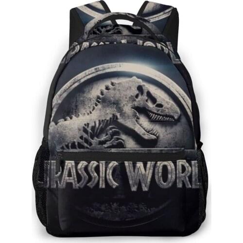 Jurassic World Backpack for Girls Boys Travel RucksackBackpacks for Teenage school bag