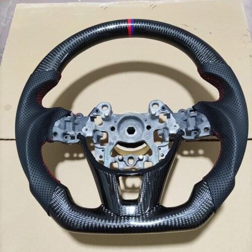 Real Carbon Fiber Sport Universal Car Steering Wheel Fit For Mazda (Customized)