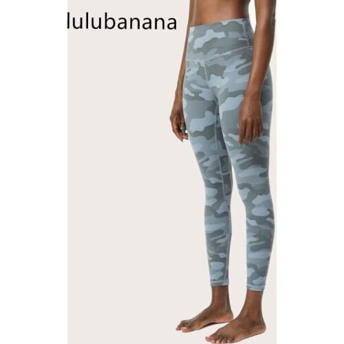 Naked-feel Leggings Sport Women Fitness Camouflage Yoga Pants High Waist Squat Proof Stretchy Gym Running Workout Tights