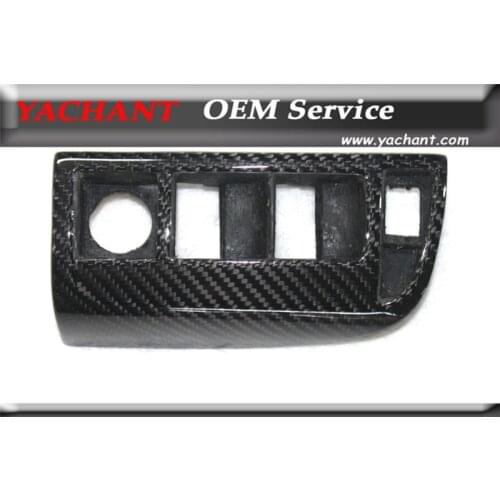 Dry Carbon Fiber Glossy Finish LHD Center Console Convertible Switch Panel Cover Trim Fit Fot 2008-2014 R8 V8 V10 Spyder