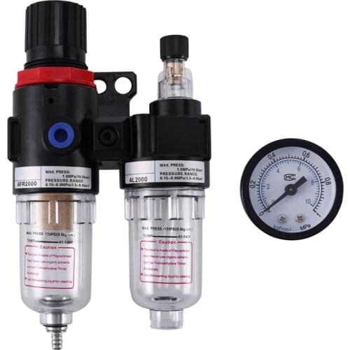Air Compressor AFC2000 Oil Water Separator Regulator Trap Filter Airbrush