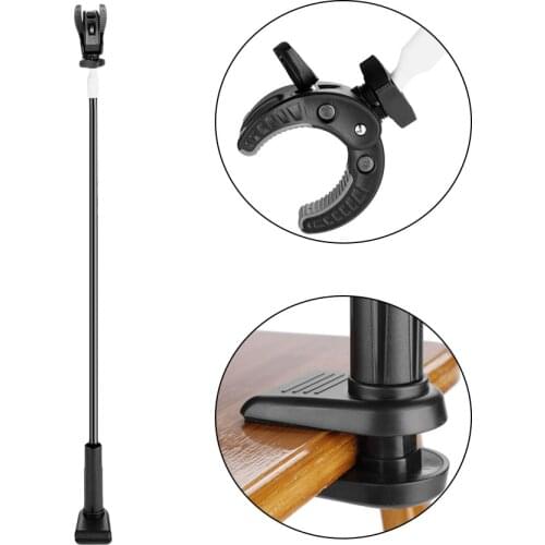 360 Degrees Rotatable Hands-Free Hair Dryer Stand Three-jaw Bracket Grooming Table Hair Dryer Clip Holder