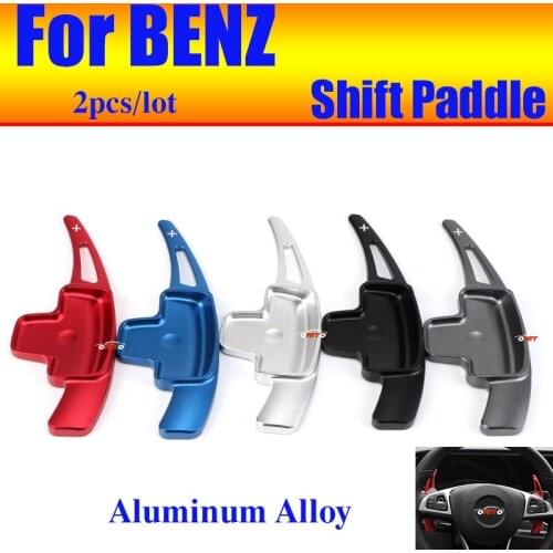 2X Car Accessory Shift Paddle Extend Shifter Alloy Auto Styling Fit for A B C E G CLASS CLA GLA GLC GLE GLS VITO Car Styling