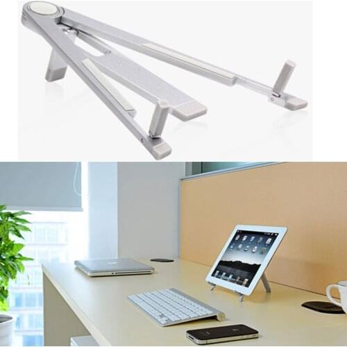 Aluminum alloy ipad triangle metal stand Folding multifunctional lazy desktop stand Mobile tablet stand