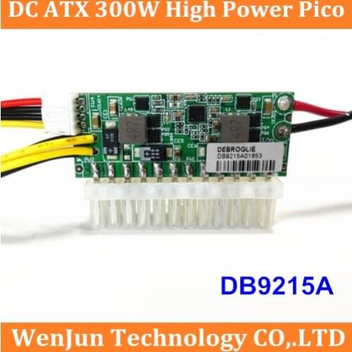 DB9215A High Power 300W 12V input DC-ATX Peak PSU Pico ATX Switch Mining PSU 24pin MINI ITX DC ATX PC Power Supply SATA CPU 4+4P