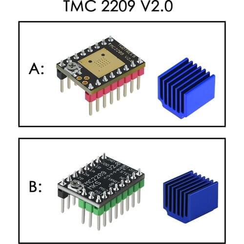 MKS TMC2209 V2.0 TMC2208 Stepper Motor Driver StepStick 2.5A UART ultra silent For Gen_L Robin Nano SKR V1.3 mini E3 for Ender 3