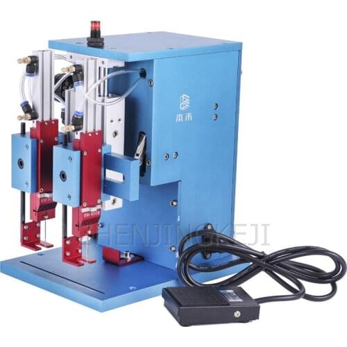 Double Needle Type Glue Needle Machine Automatic Send Card Nailing Machine Towel Clothing Trademark Paper Card Fxed Equipment