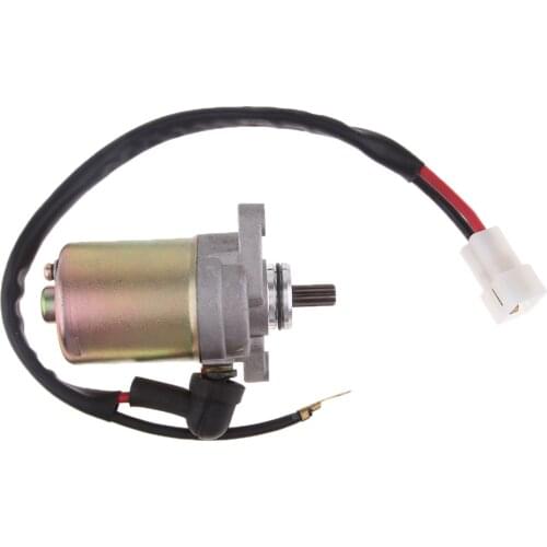 ATV 9 Spline Electric Starter Motor For Yamaha Jog50 Engines