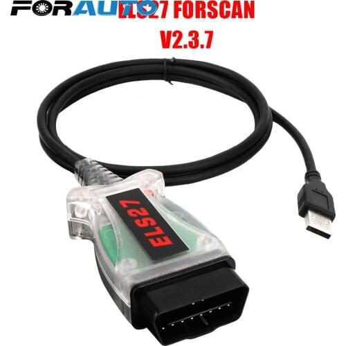 ELS27 Forscan ELM327&J2534 Pss-Thru Multi-Language Works V2.3.7 Car Diagnostic Tool Green PCB PIC18f25k80 Chip For Mazda OBD2