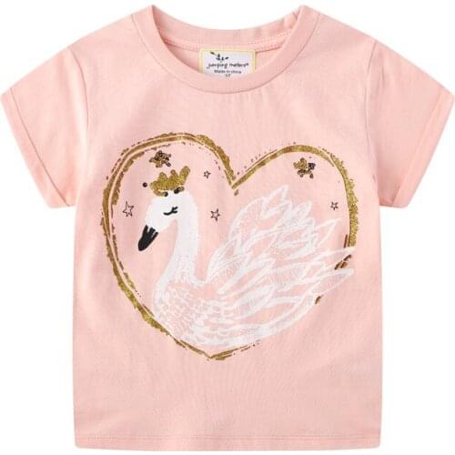 2020 Unicorn T shirt Girls T-shirt Summer Tops Princess tshirt Rainbow unicornio t-shirts licorne koszulki kids clothes New